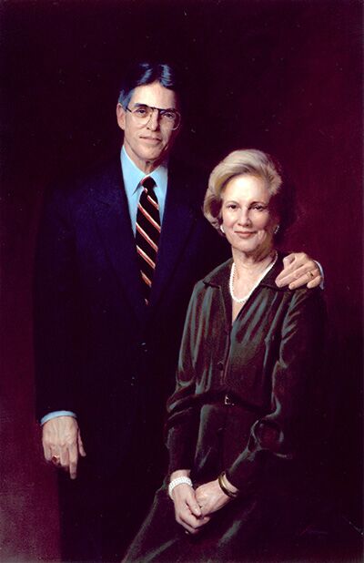 Portrait of Frances Watt Baker & Lenox Dial Baker, Jr.
