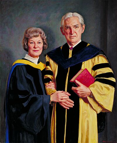 Portrait of Georgeanna Seegar Jones & Howard W. Jones, Jr.